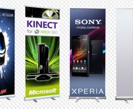 Banner cuốn nhôm một mặt
