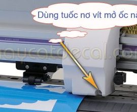 Khắc phục lỗi máy cắt Mimaki CG-SRIII không nhịp dao, bỏ chữ, bổ dao